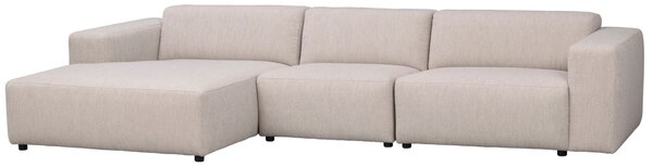 Rowico Bouclé rohová pohovka WILLARD 312 cm, levá