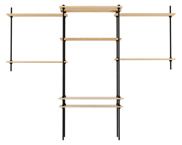 AR Shelving Psací stůl s regálem „Deco“ (100396533)