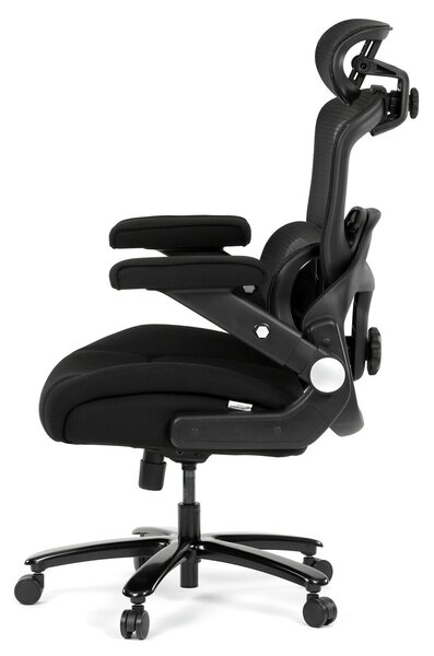 Ergonomická kancelářská židle AIR - černá síťovina / látka / nosnost 180 kg