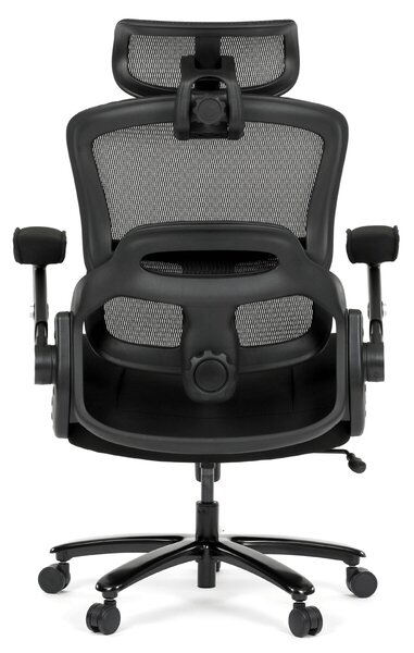 Ergonomická kancelářská židle AIR - černá síťovina / látka / nosnost 180 kg
