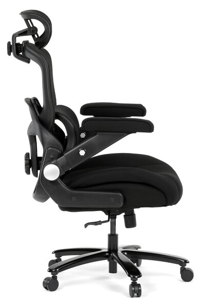 Ergonomická kancelářská židle AIR - černá síťovina / látka / nosnost 180 kg