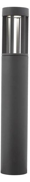 NV 822642 Venkovní sloupkové svítidlo DEVORA tmavě šedý hliník a skleněný difuzor LED 8W 3000K 220-240V IP54 - NOVA LUCE