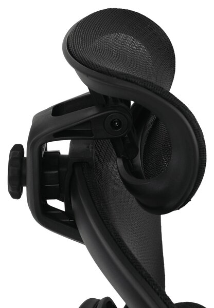 Ergonomická kancelářská židle AIR - černá síťovina / látka / nosnost 180 kg