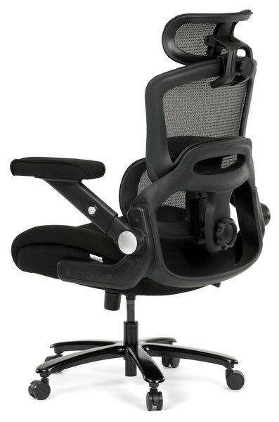 Ergonomická kancelářská židle AIR - černá síťovina / látka / nosnost 180 kg