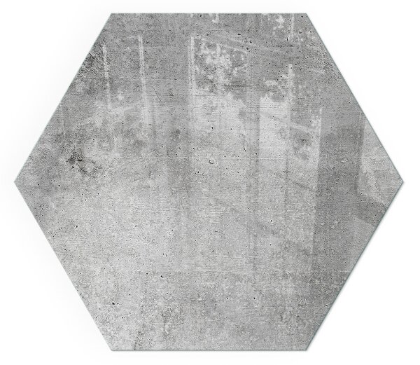 Šestihranné sklo pod krbová kamna Surový beton v minimalistickém stylu ppkprntsz-00095984