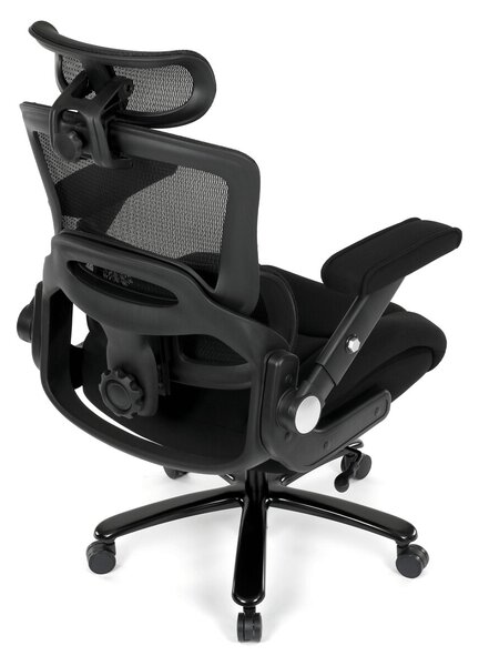 Ergonomická kancelářská židle AIR - černá síťovina / látka / nosnost 180 kg