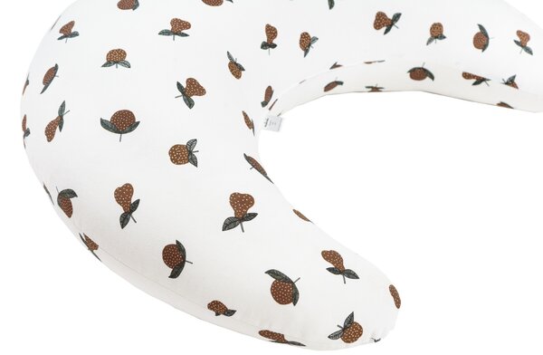 -25 % Dny MOMENTI– Malomi Kids Bílý bavlněný kojicí polštář Garden Fruits 62 cm