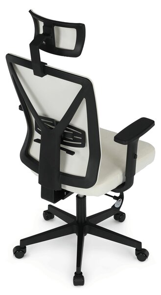 Ergonomická kancelářská židle ARLO - béžová látka