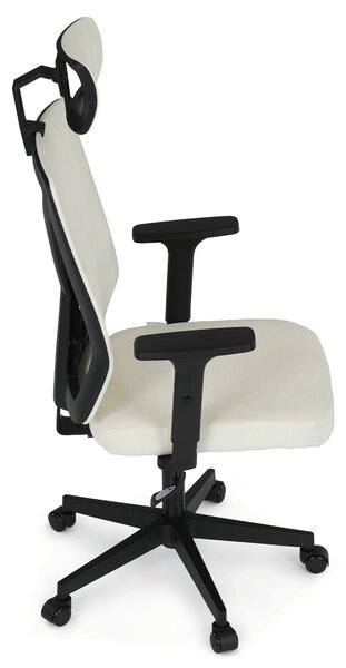 Ergonomická kancelářská židle ARLO - béžová látka