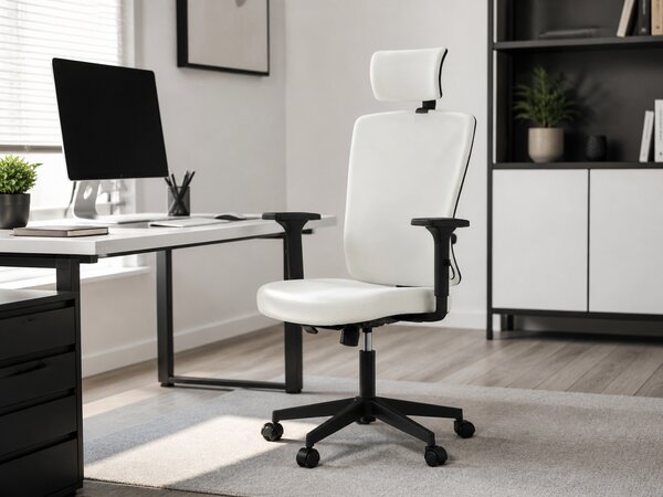 Ergonomická kancelářská židle ARLO - béžová látka