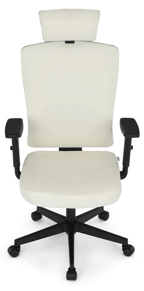 Ergonomická kancelářská židle ARLO - béžová látka