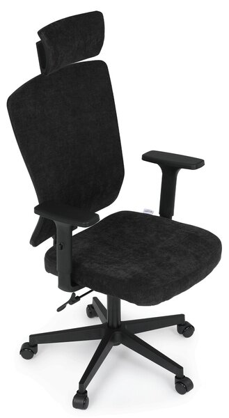 Ergonomická kancelářská židle ARLO - černá látka