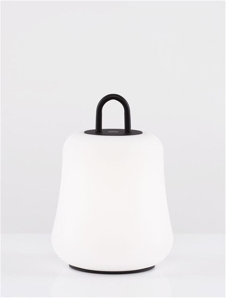 NV 9002877 Venkovní stolní lampa JIGRA černý hliník a akryl LED 2W 3000K 3,7V 339st. IP54 vypínač na těle / USB kabel - NOVA LUCE