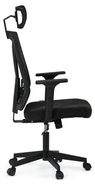 Ergonomická kancelářská židle ARLO - černá látka