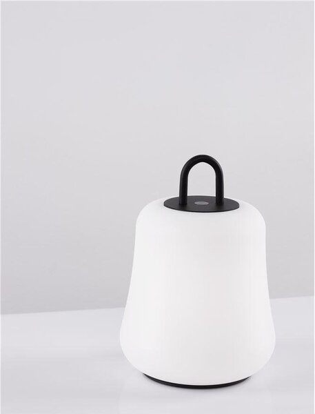 NV 9002877 Venkovní stolní lampa JIGRA černý hliník a akryl LED 2W 3000K 3,7V 339st. IP54 vypínač na těle / USB kabel - NOVA LUCE