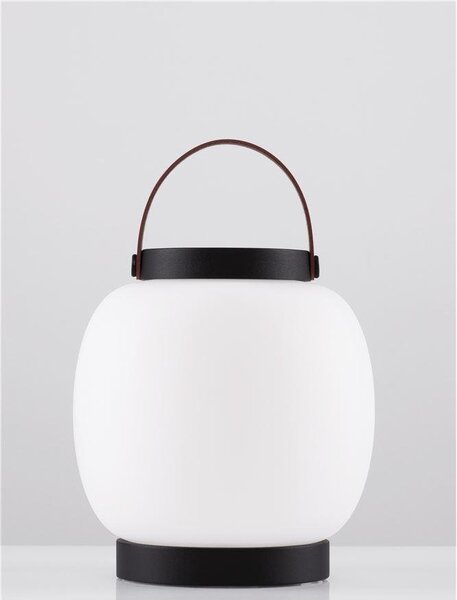NV 9002876 Venkovní stolní lampa JIGRA černý hliník a akryl LED 2W 3000K 3,7V 306st. IP54 vypínač na těle / USB kabel - NOVA LUCE