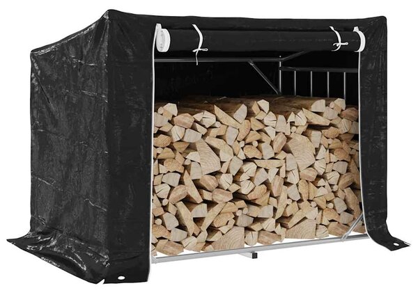Stojan na palivové dřevo s krytem 150,5x100,5x110,5 cm