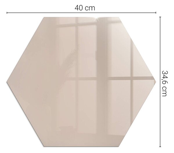 Šestihranné sklo pod krbová kamna Barva světle hnědá ppkprntsz-ccd9c1b5