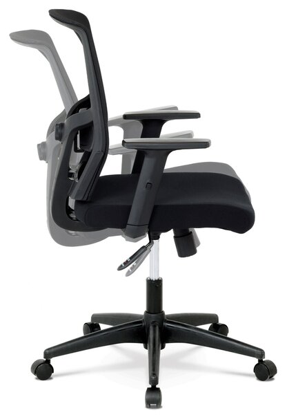 Ergonomická kancelářská židle VALERIO - černá síťovina