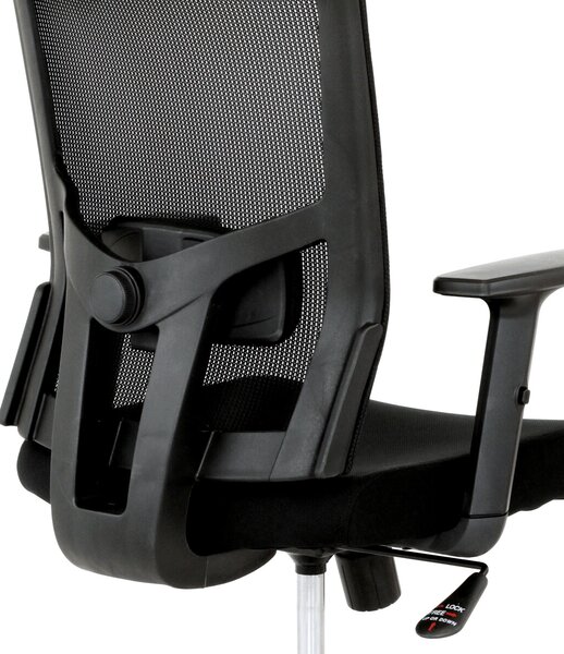 Ergonomická kancelářská židle RELORA - černá síťovina