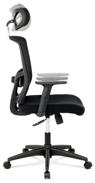 Ergonomická kancelářská židle RELORA - černá síťovina