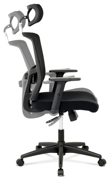 Ergonomická kancelářská židle RELORA - černá síťovina