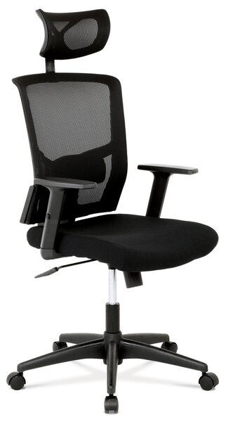 Ergonomická kancelářská židle RELORA - černá síťovina