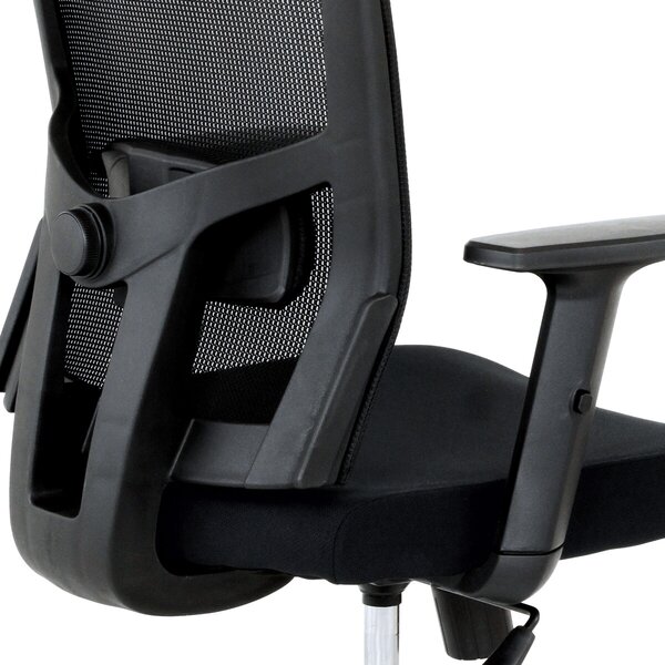 Ergonomická kancelářská židle VALERIO - černá síťovina