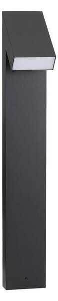 NV 9020931 Venkovní sloupkové svítidlo BRIGITTA černý hliník a akrylový difuzor proti oslnění LED 6W 3000K 100-240V IP65 - NOVA LUCE