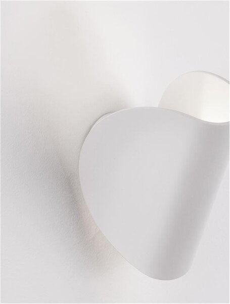 NV 9026119 Venkovní nástěnné svítidlo ARABELLA bílý hliník a čiré sklo LED 6W 3000K IP54 - NOVA LUCE