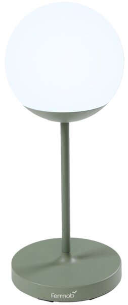 Kaktusově zelená venkovní LED lampa Fermob MOOON! 63 cm