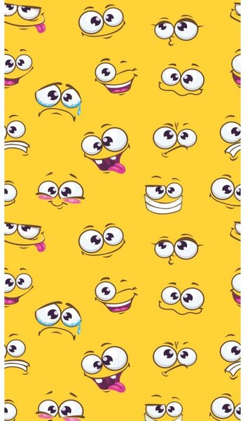 Plážový set SMILE – osuška 100×180 cm a pončo 80×145 cm, žlutý
