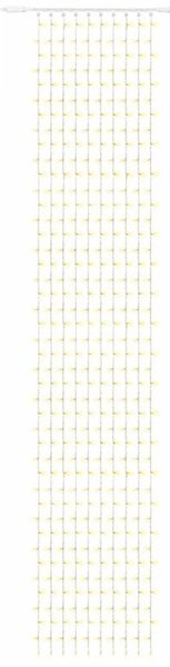 Easy Fix LED světelný závěs venkovní, 100 × 400 cm, teple bílá, 880 diod, 11 pramenů, čirý kabel, IP20, prodlužovací