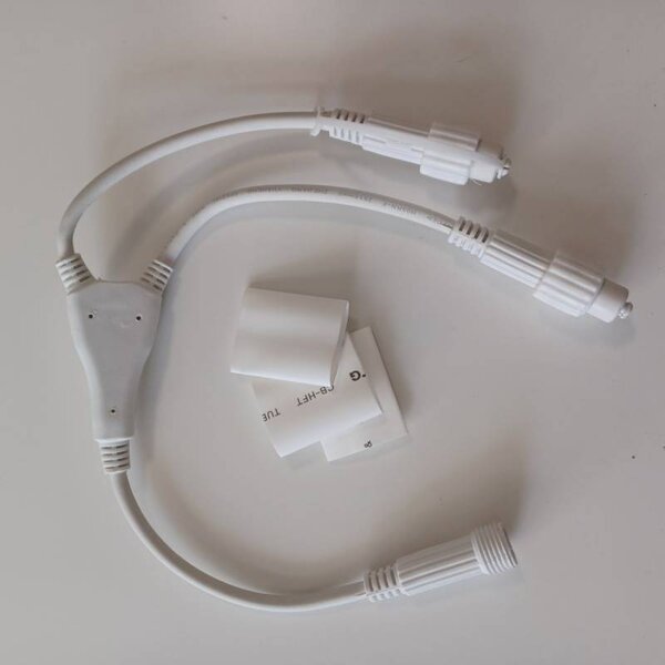 DECOLED Eco Fix T rozbočovač, 2 výstupy, bílý, 36 V