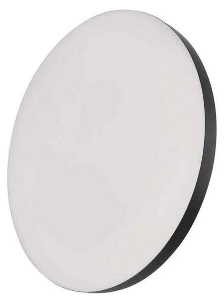 Emos ZM7155 DIONI - LED černé přisazené svítidlo se změnou barvy světla 36W, 3000+4000+5700K, Ø 41cm (LED stropní svítidlo s přepínačem na změnu barvy světla)