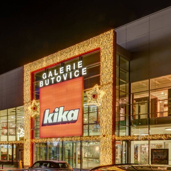 DECOLED Easy Fix LED světelný závěs venkovní, 100 × 1200 cm, teple bílá, 1200 diod, bílý kabel, IP67, prodlužovací