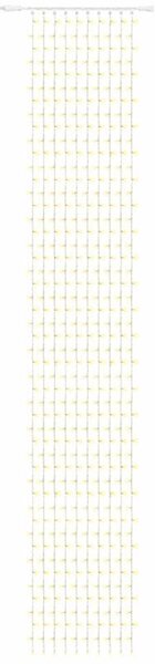 DECOLED Easy Fix LED světelný závěs venkovní, 100 × 700 cm, ledově bílá, 600 diod, bílý kabel, IP67, prodlužovací