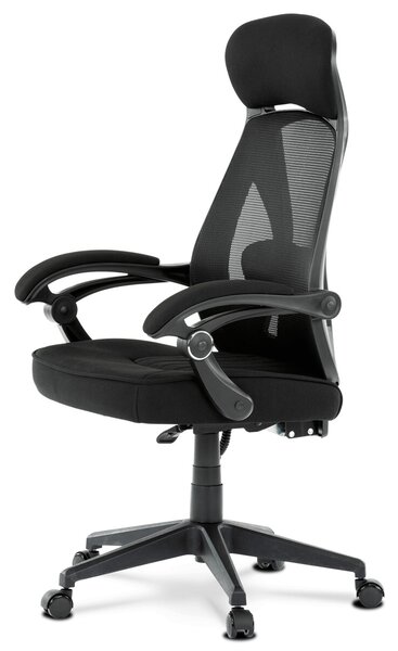 Ergonomická kancelářská židle VIGELTI - černá síťovina