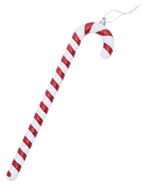 DECOLED Velká vánoční ozdoba berlička, 30 cm, plast, IP44 venkovní