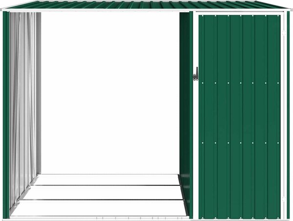 VidaXL Zahradní kůlna na dříví 245 x 98 x 159 cm pozinkovaná ocel [46294] Barva: antracitová