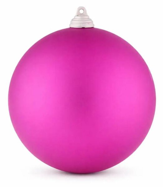 DECOLED Velká vánoční koule 20 cm, růžová, matná