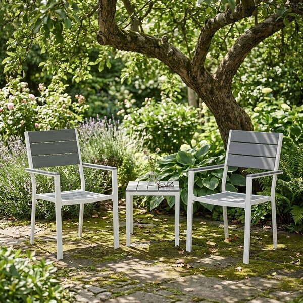 Zahradní židle MULTI GARDEN YC-051KD-4-5 šedé 2 kusy