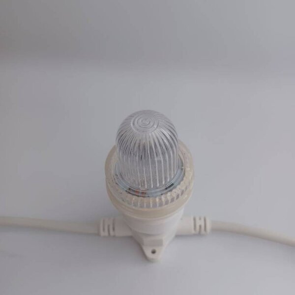 DECOLED LED žárovka LFB, FLASH, ledově bílá, patice B22, IP44