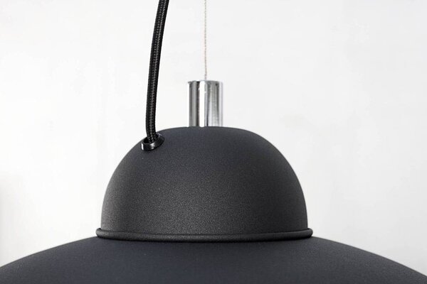 Lampa Atelier černo-stříbrná