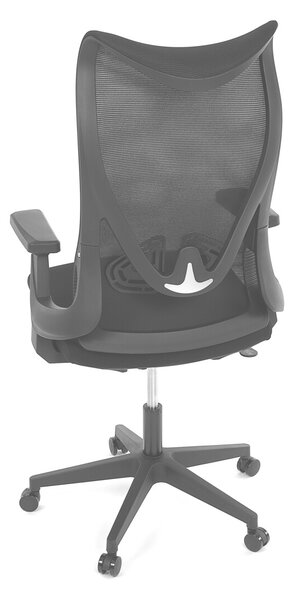 Ergonomická kancelářská židle SOSA - černá síťovina