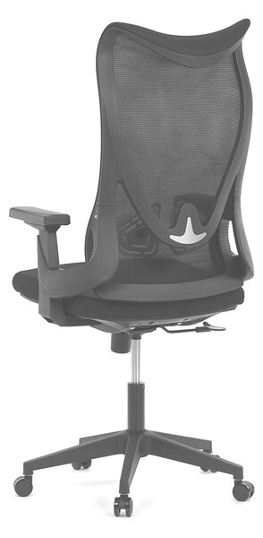 Ergonomická kancelářská židle SOSA - černá síťovina