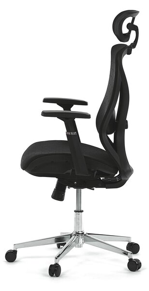 Ergonomická kancelářská židle NILS - černá síťovina