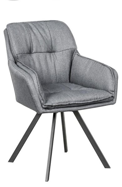 Designová židle Joe, šedá