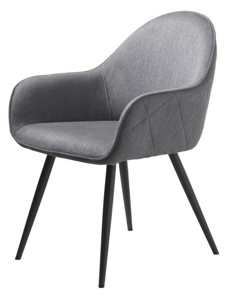 Designové křeslo Dayton šedé