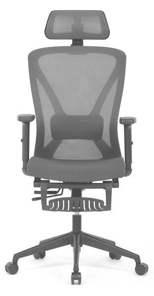Ergonomická kancelářská židle ROJAS - šedá síťovina